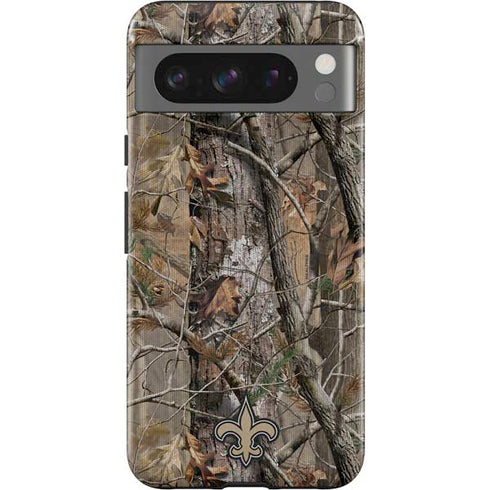 NFL New Orleans Saints Realtree AP Camo Google Pixel 8 Pro Impact Case
